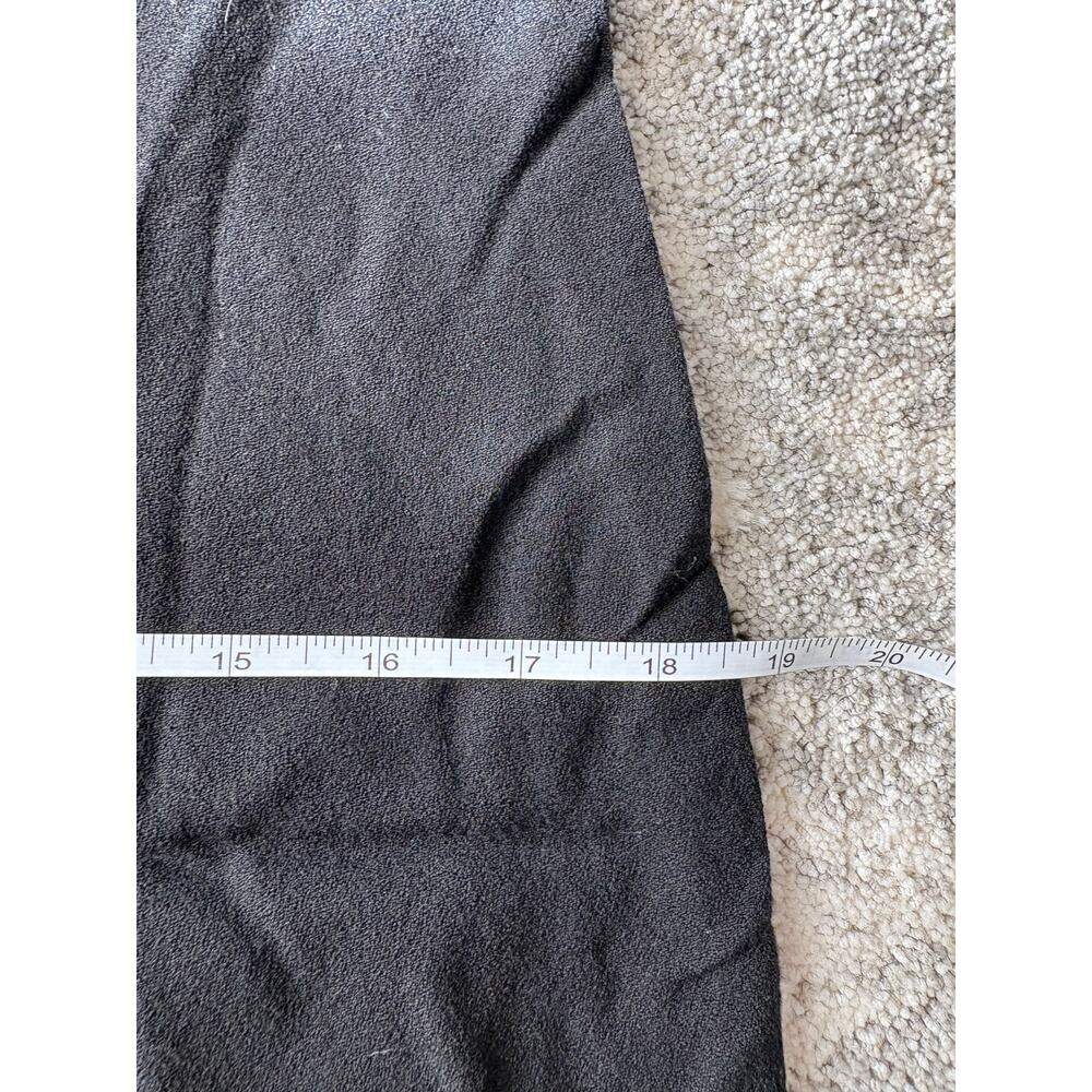 Etro Milano black wide leg black wool dress pants trouser women's size 8 - Picture 3 of 7